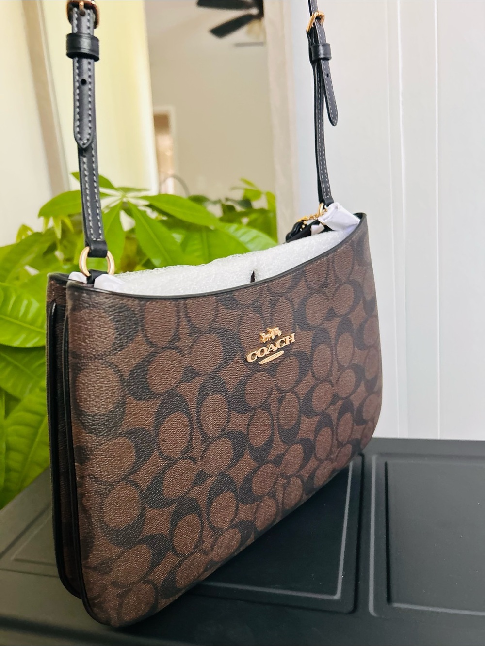 Coach CP101 Penelope Leather Shoulder Bag Brown NWT